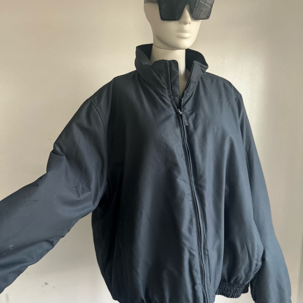 george Men's Black Jacket windbreaker snow XL